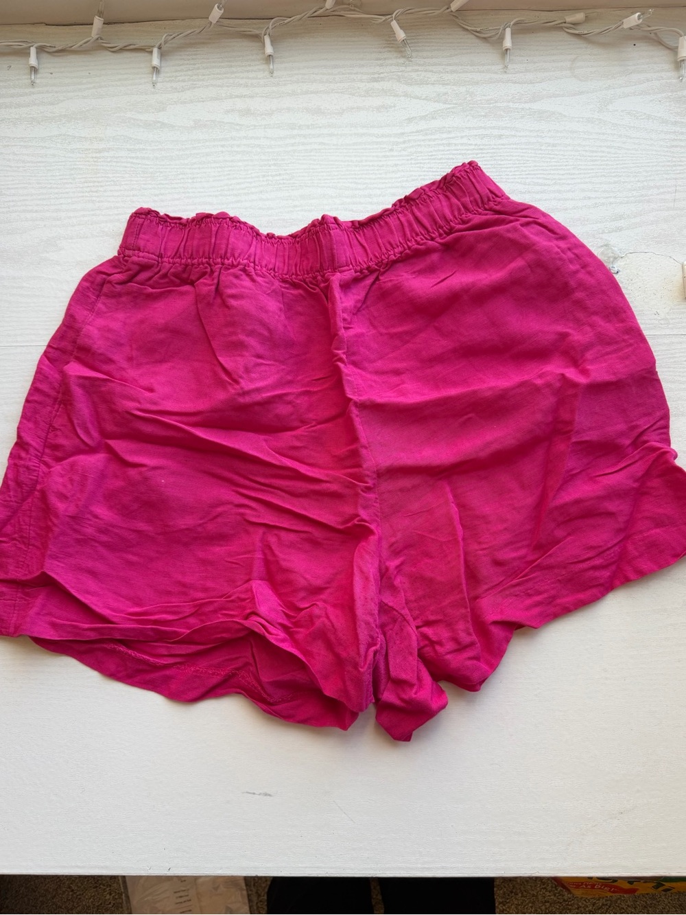 Women’s Hot Pink Elastic Waist Shorts H&M